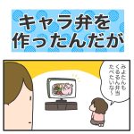 キャラ弁作ったんだが